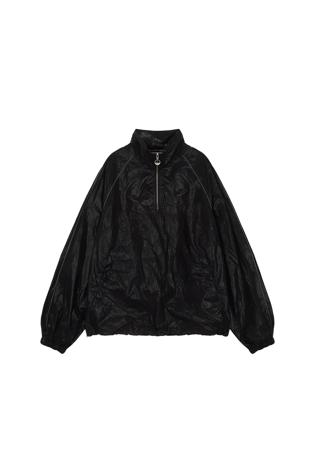 [matinkim] MATIN COATING ANORAK JUMPER IN BLACK