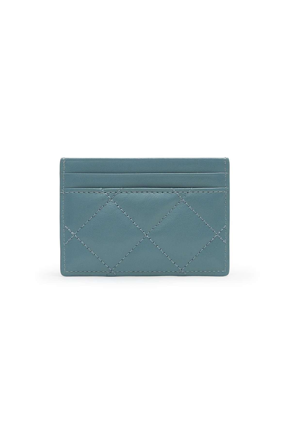 Matinkim Puff Quilt Card Wallet IN Blue