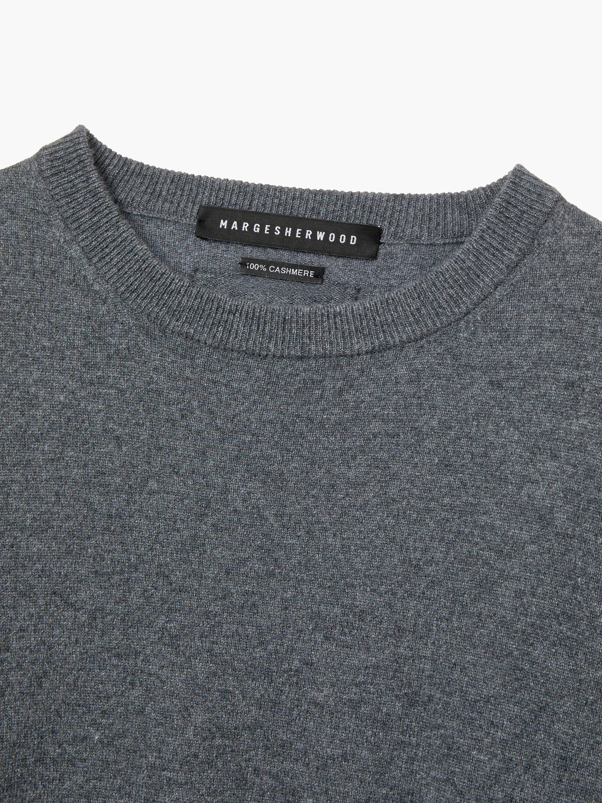 Margesherwood Cashmere Crew Neck Pullover grey