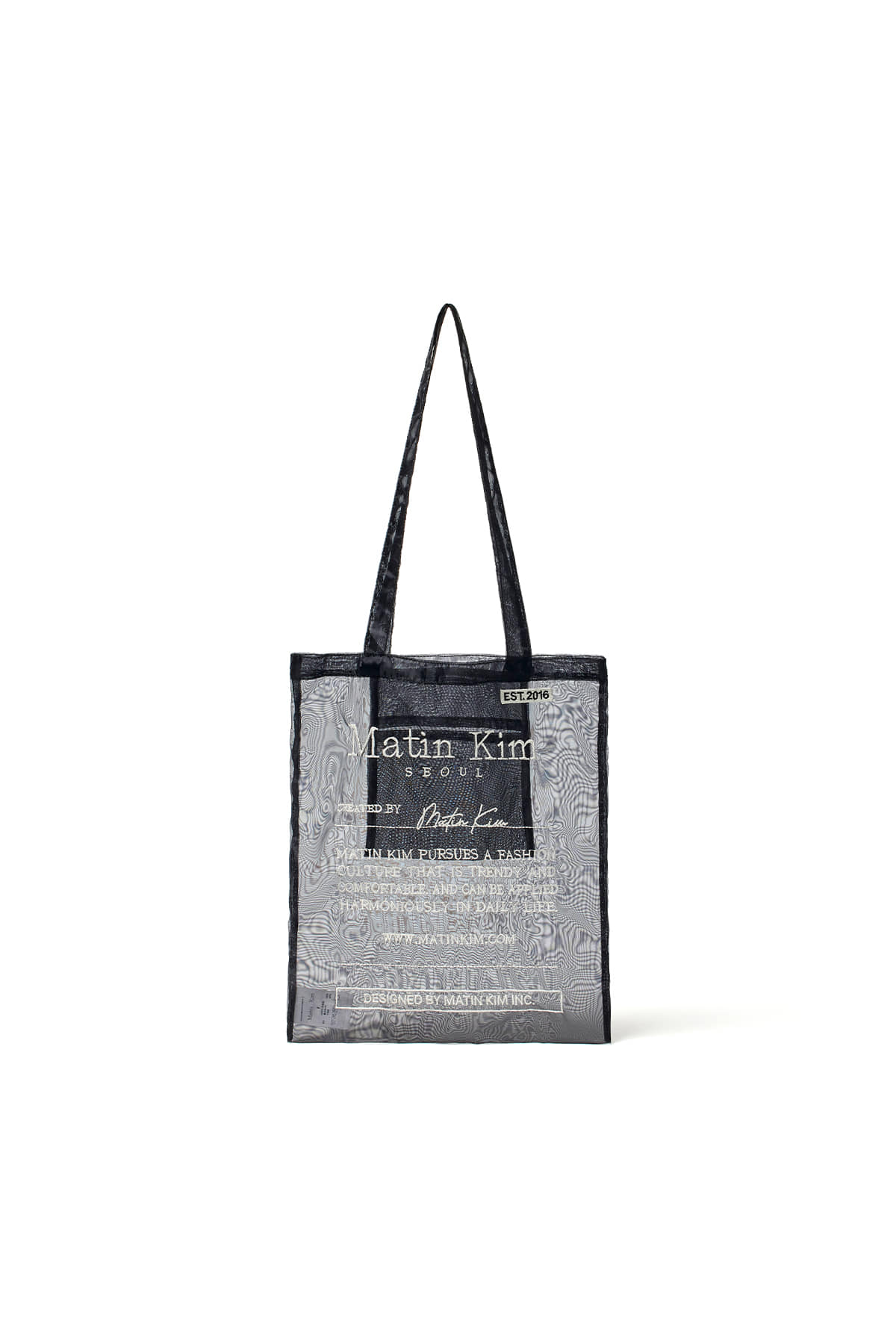 [matinkim] Organza Ecobag IN Black