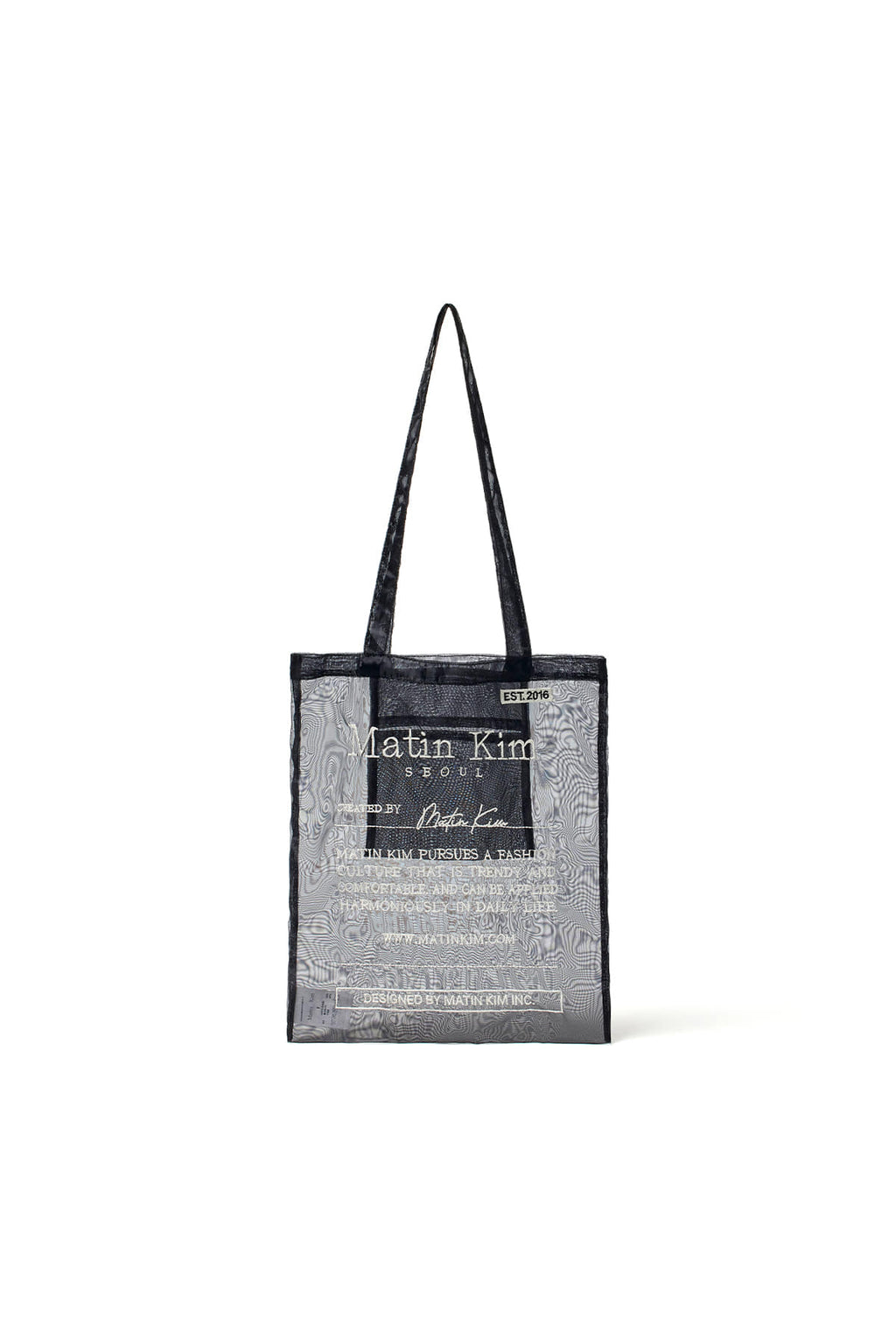 [matinkim] Organza Ecobag IN Black