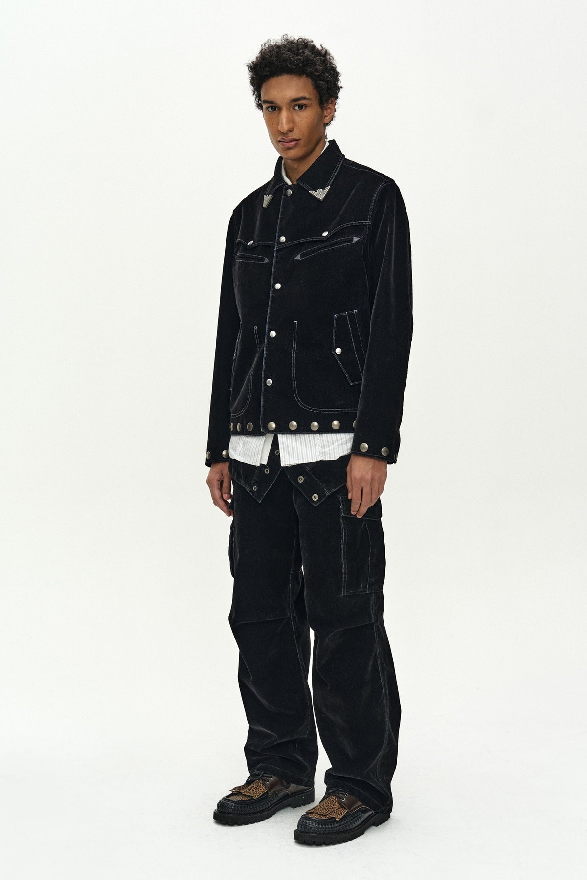 Andersson Bell Atlanta Flock Velvet Jacket