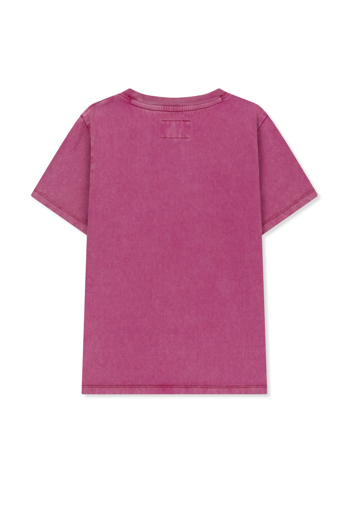 Matinkim Round Logo Graffiti Slim Top IN Pink