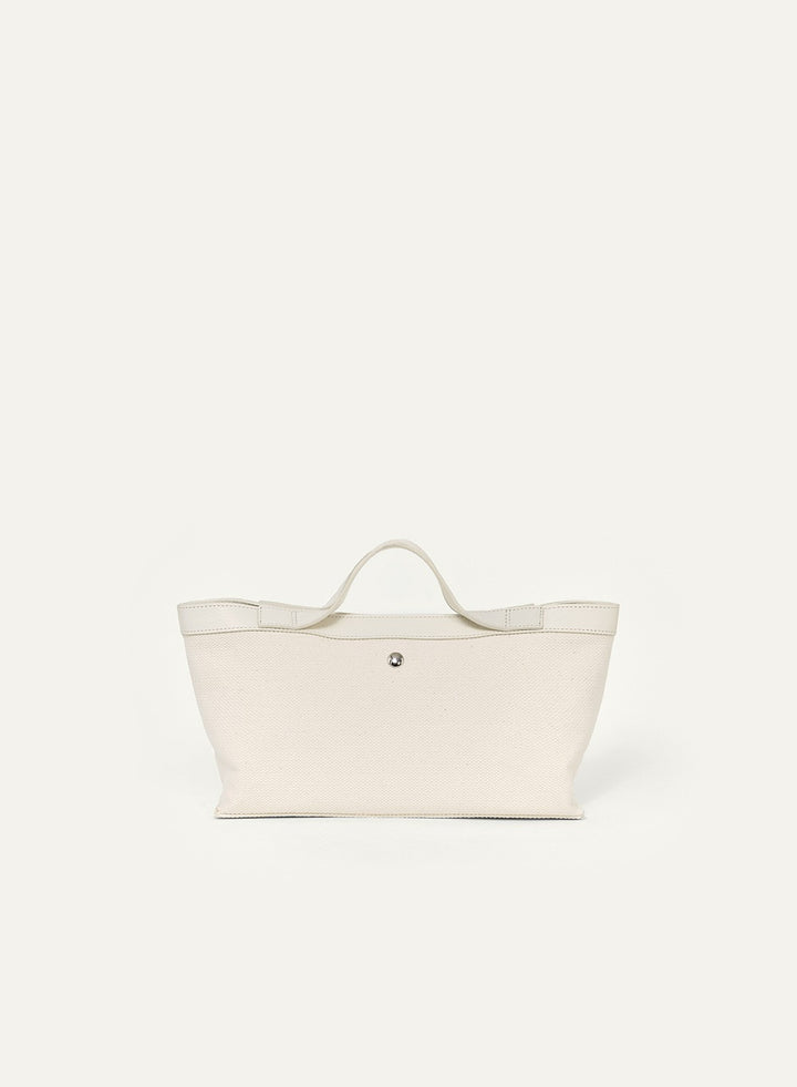 Kindersalmon Posell Canvas Tote Bag Raw-White (S)