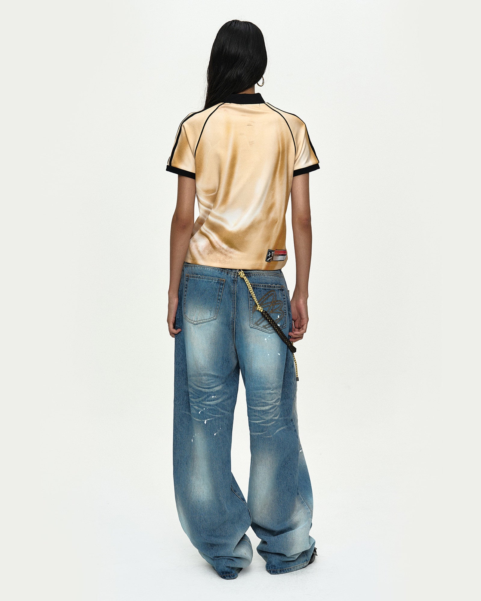 Andersson Bell Printed Football Zip-UP Top