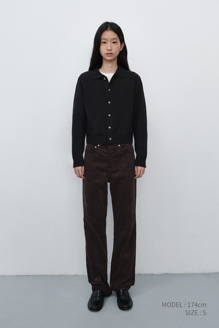 Dunst Essential Straight Corduroy Jeans Deep Brown