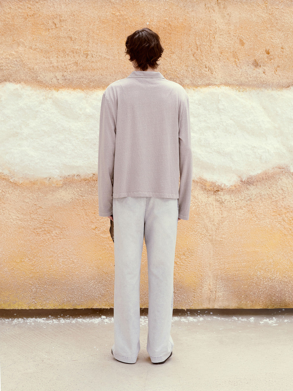 Low Classic Washed Jersey Long Sleeve T-Shirt Pink