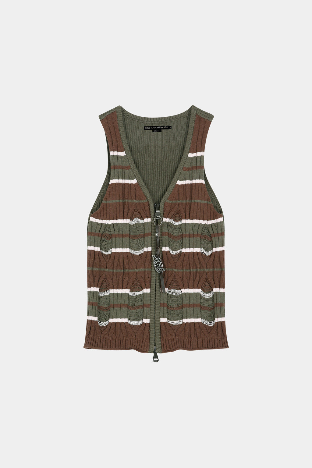 Andersson Bell Stripe Open Knit Vest
