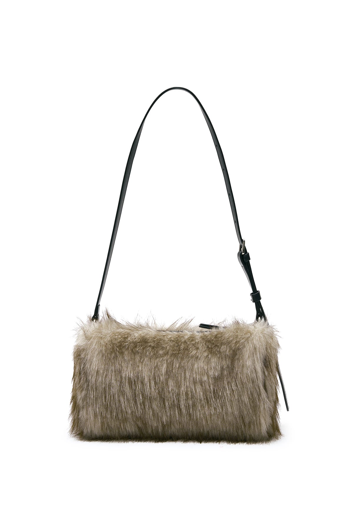 [matinkim] HAIRY FUR MINI SHOULDER BAG IN BEIGE