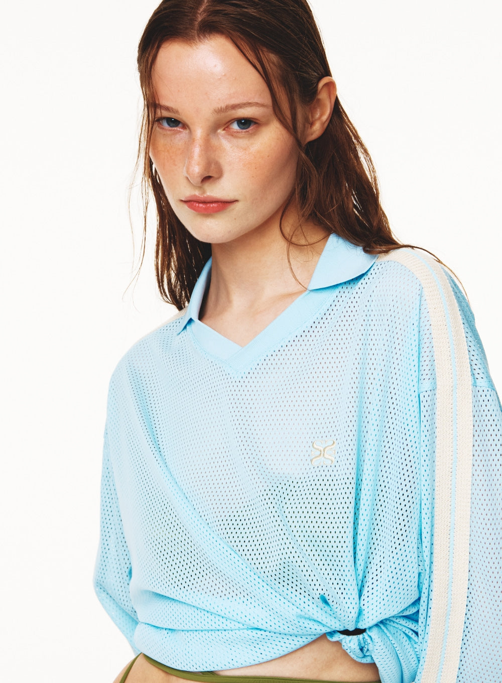 [satur] Lausanne Mesh Football Shirt - Sky Blue