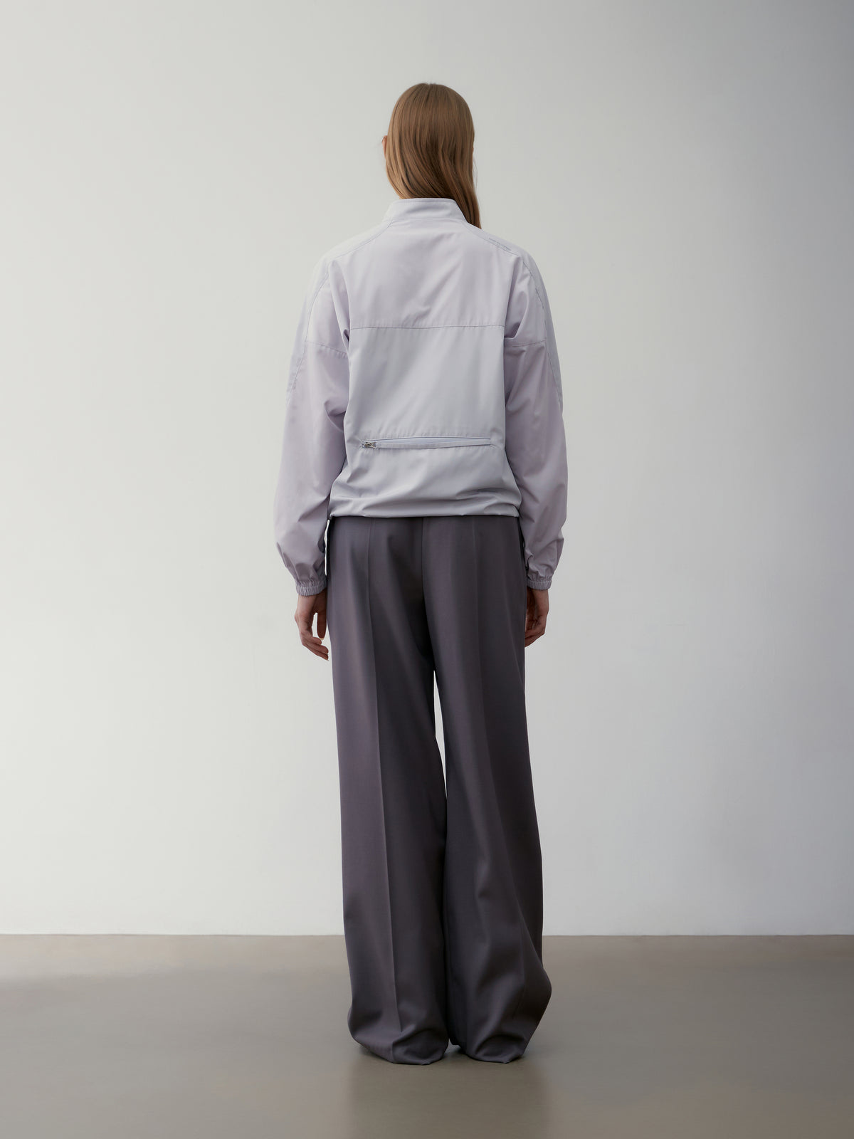 Low Classic Contrast Wind Jacket Grey