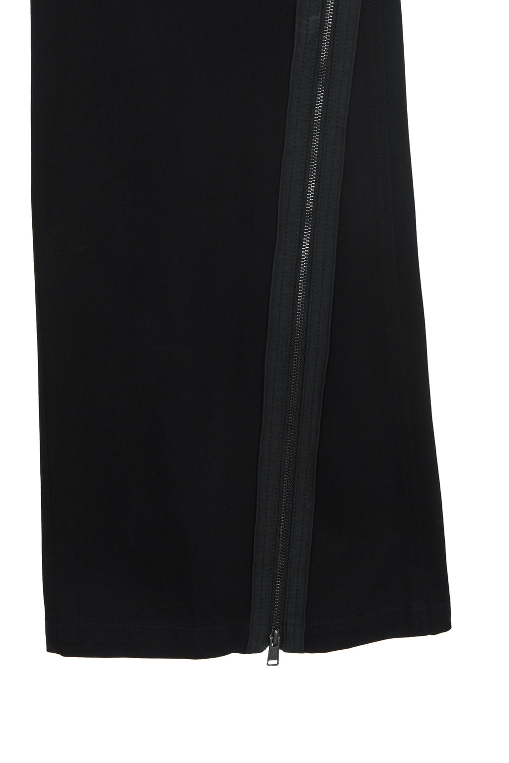 Matinkim Zipper Point Boots Cut Pants IN Black