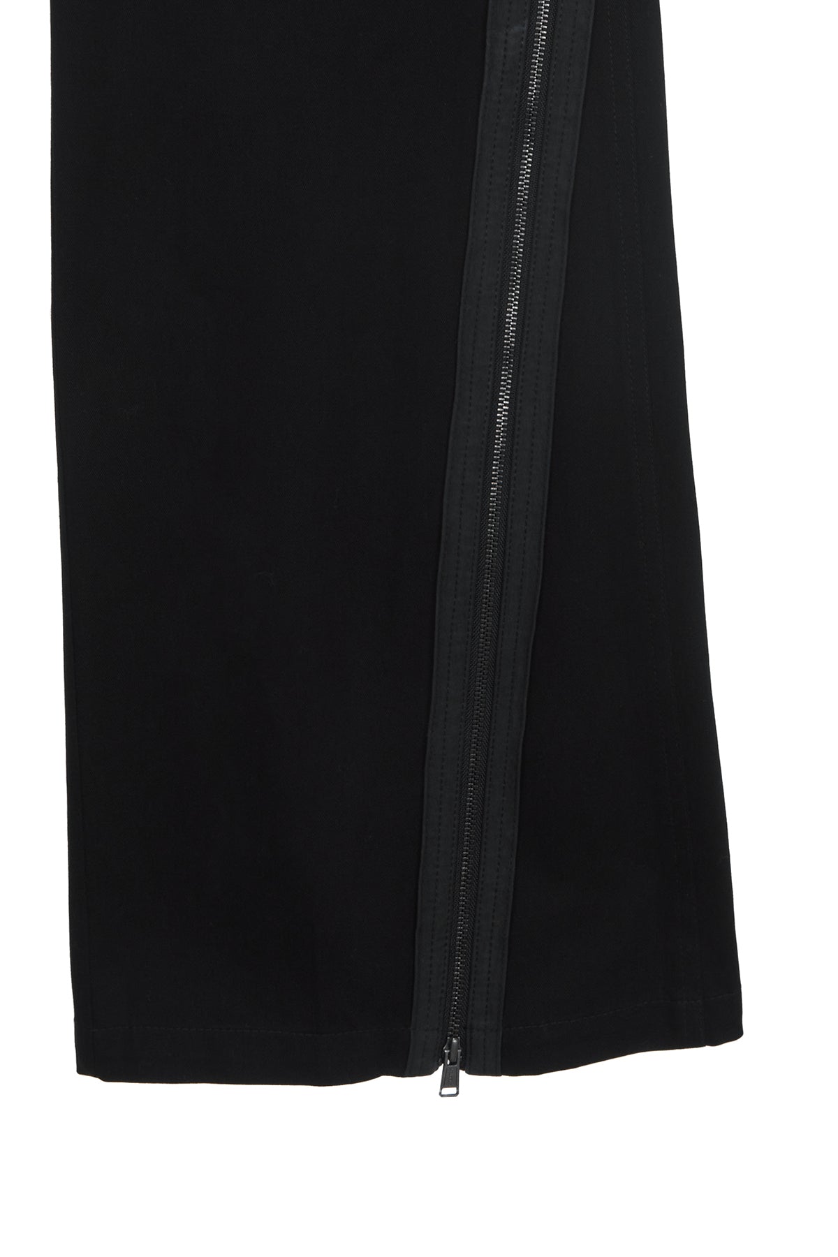 Matinkim Zipper Point Boots Cut Pants IN Black