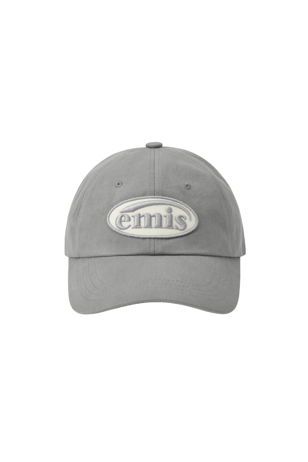 Emis Tone ON Tone Wappen Ball Cap-Gray