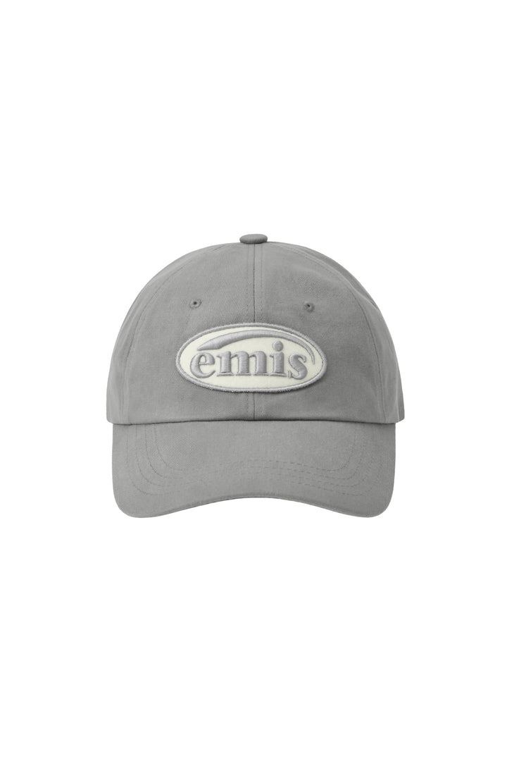 Emis Tone ON Tone Wappen Ball Cap-Gray