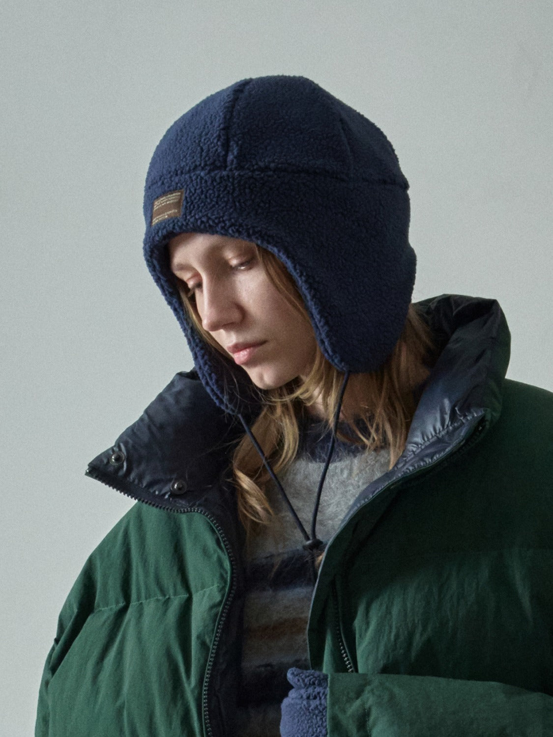 Facade Pattern Polartec Earflap Beanie