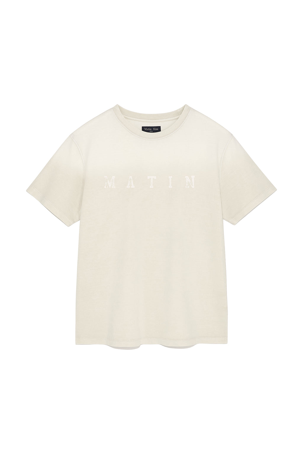 Matinkim Dying Point Logo Top For Men IN Ivory