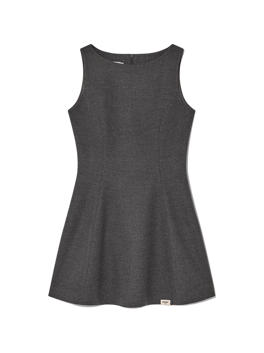 GLOWNY G Chloe Mini Dress (Dark Gray)