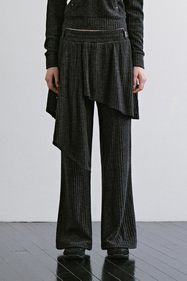 Treemingbird Hotfix Layered Set-up Pants Charcoal