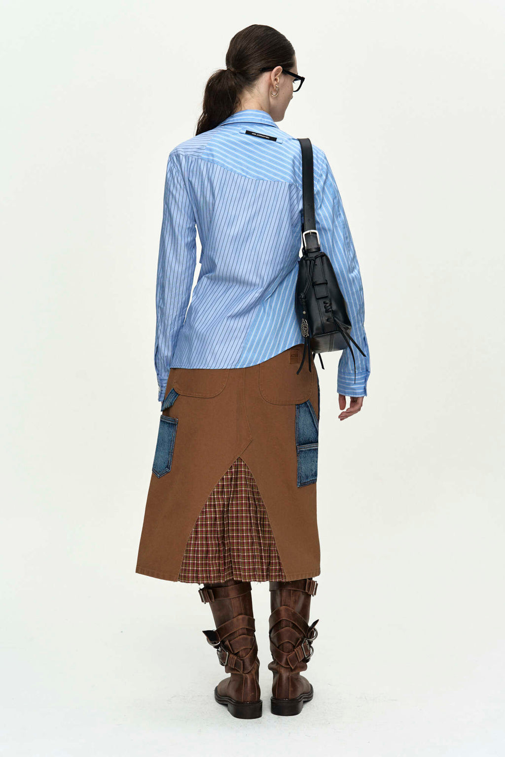 Andersson Bell Breeze Striped Twist-Tuck Shirt