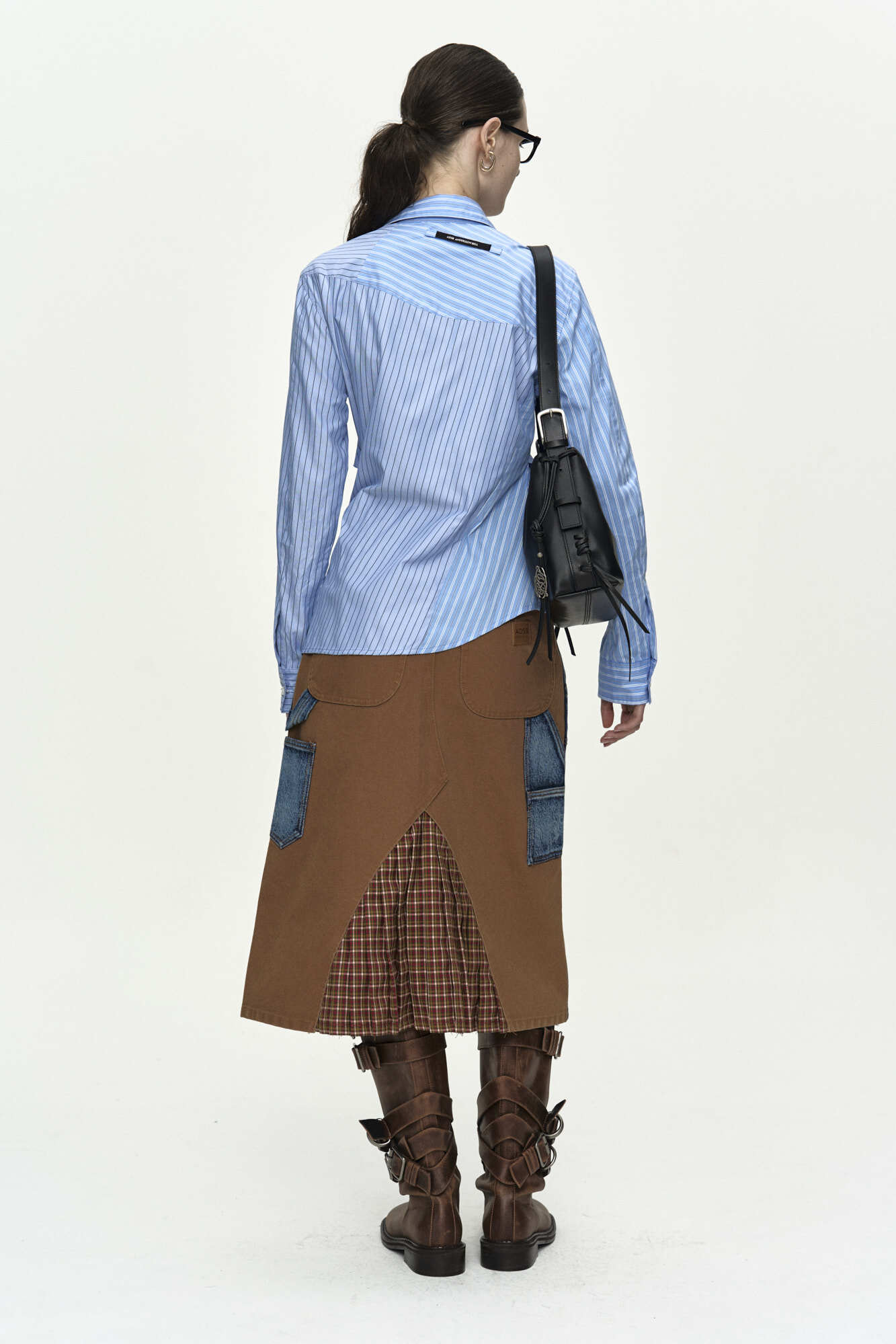 Andersson Bell Breeze Striped Twist-Tuck Shirt