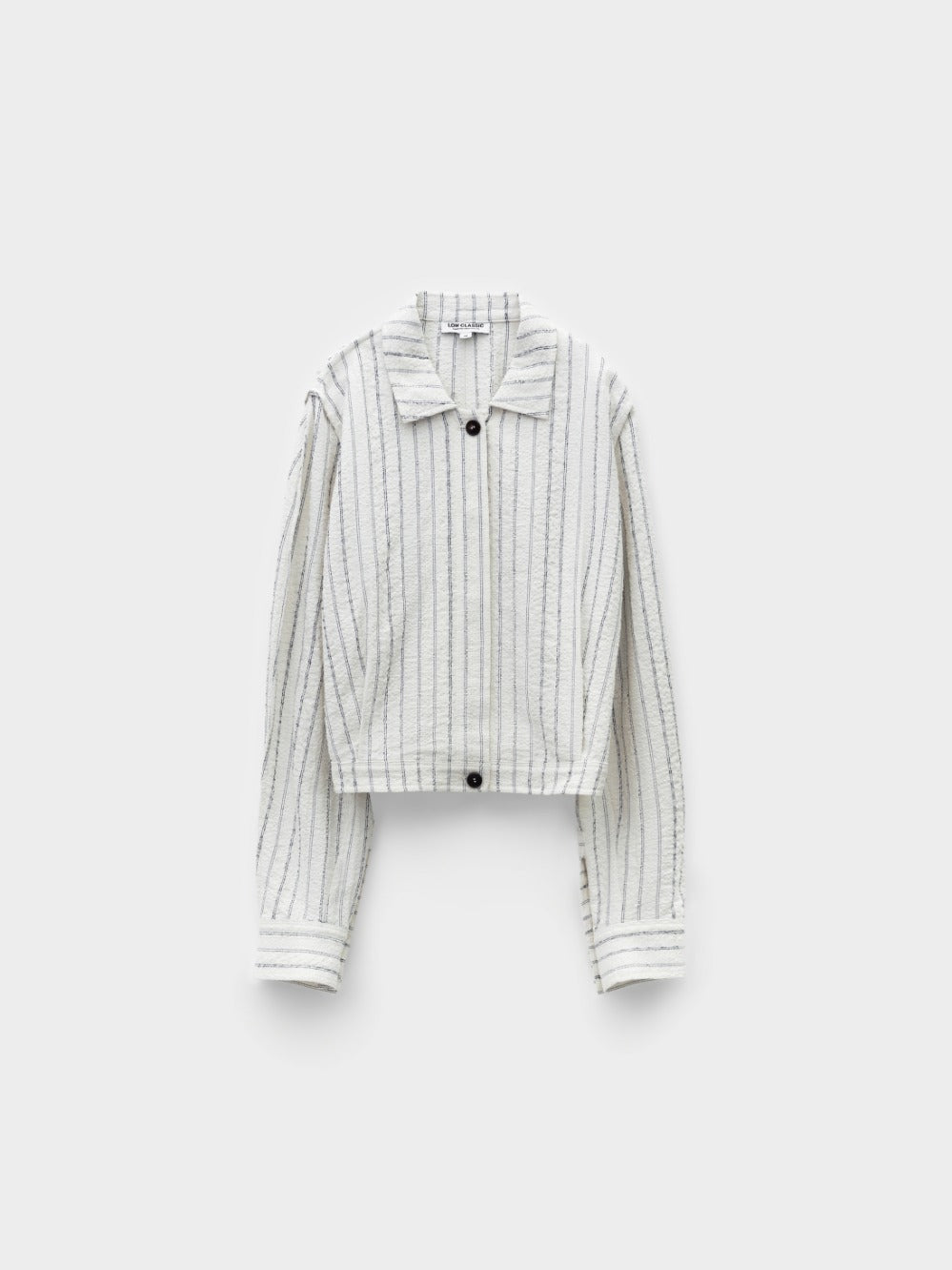 Low Classic Stripe Pinched Shirt Jacket Stripe