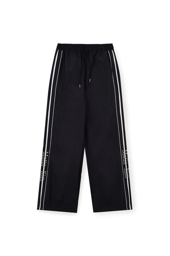 Matinkim Side Logo Wide Track Pants IN Black
