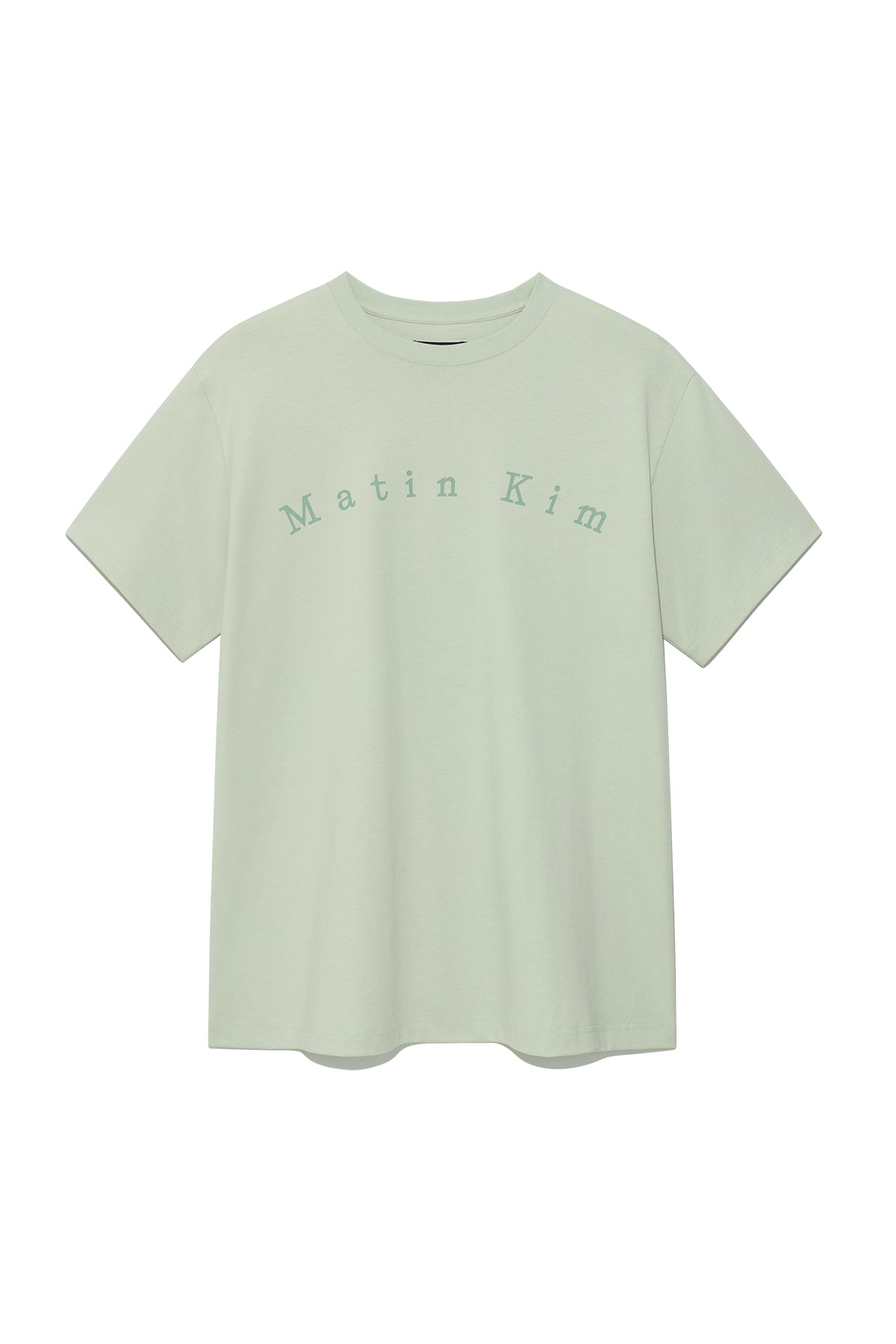 Matinkim Minimal Arch Logo Top For Men IN Mint