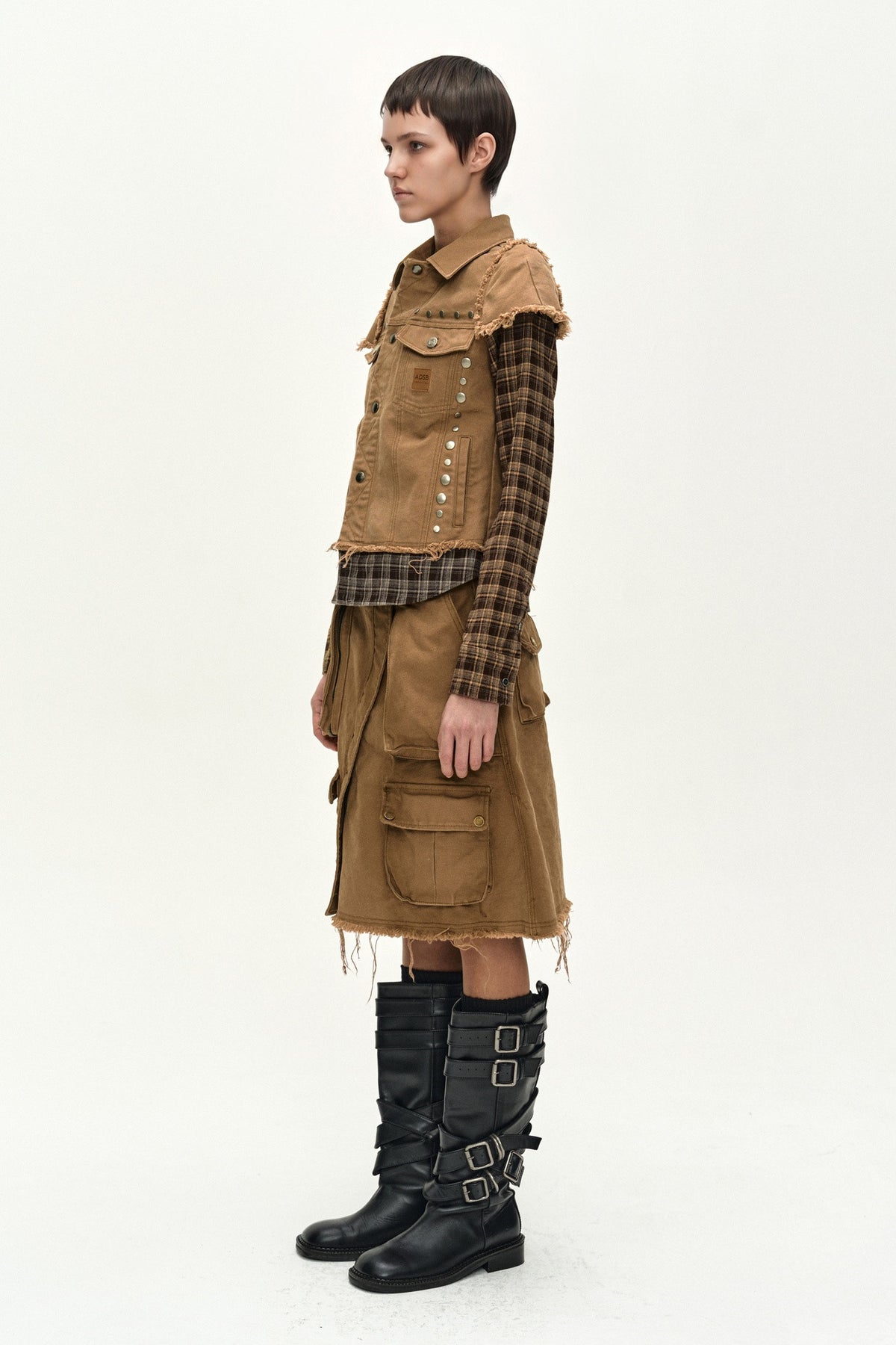 Andersson Bell Cargo Pocket Wrap Skirt