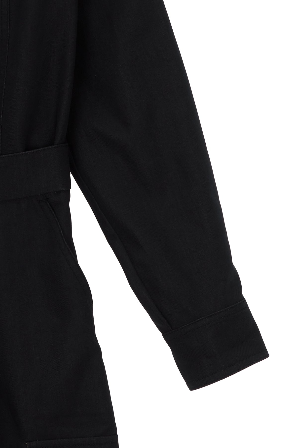 [matinkim] UTILITY BUTTON UP JUMPSUIT IN BLACK