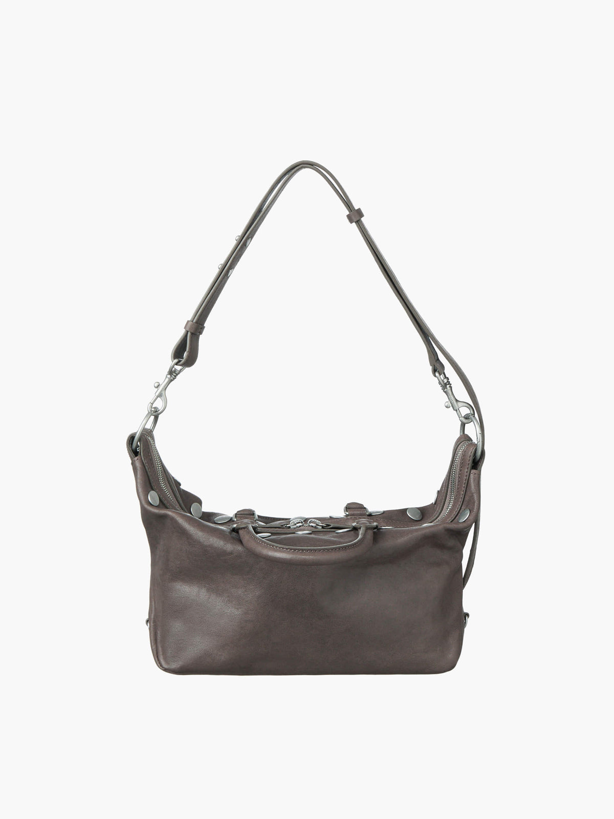 Margesherwood Dumpling Stud Mini taupe washed nappa