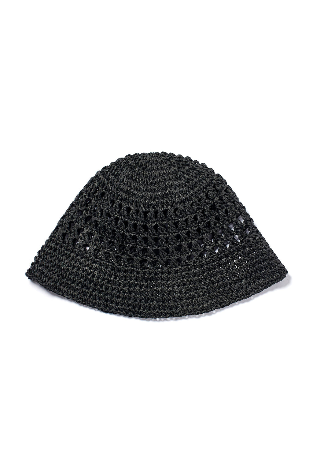 Matinkim Matin Paper Knit Bucket Hat IN Black