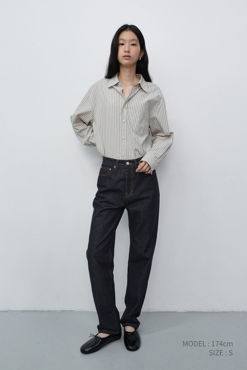 Dunst Essential Straight Jeans Raw Blue
