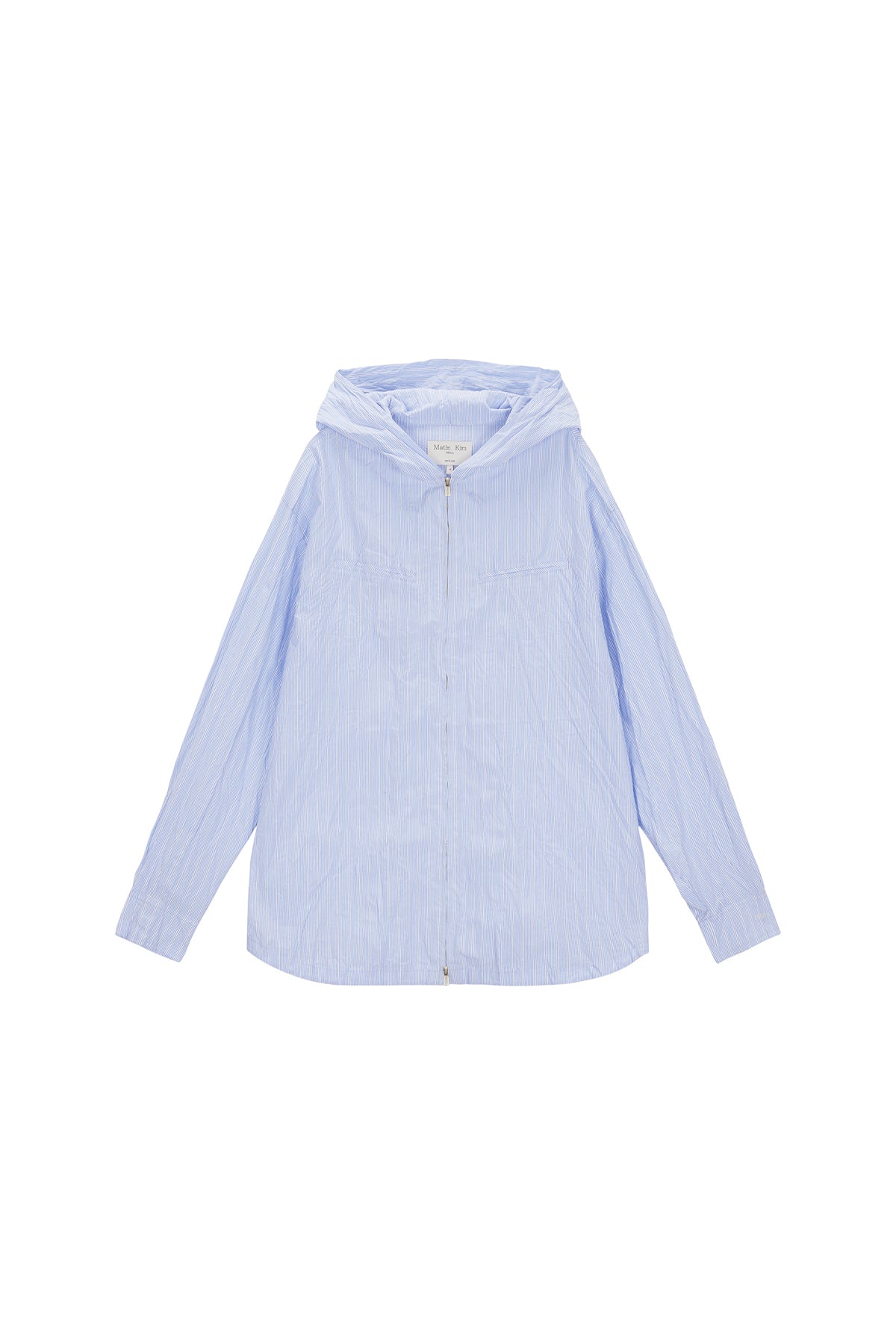 Matinkim Crinkle Hoody Shirt Jumper IN Sky