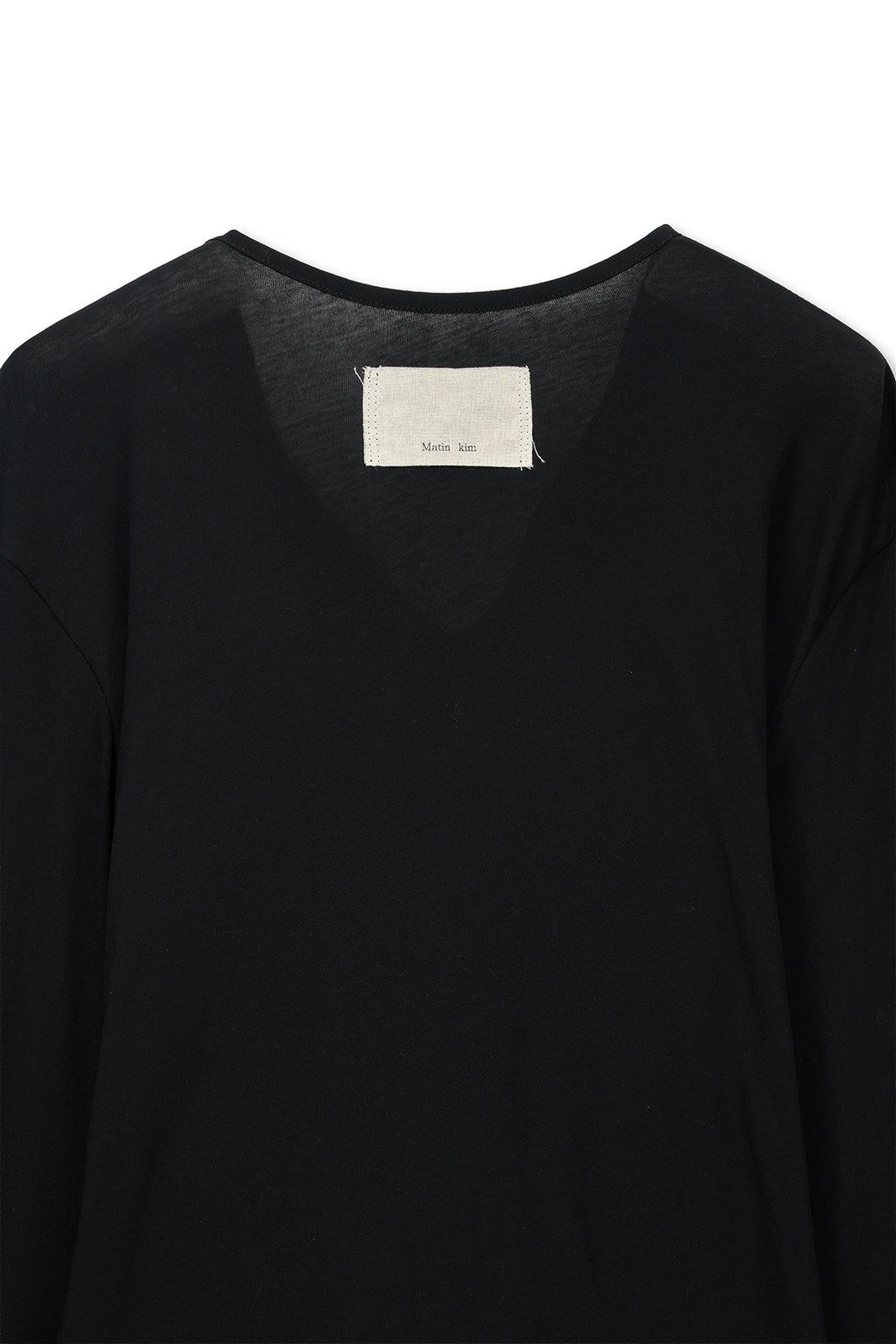 Matinkim Tied Drapery Top IN Black