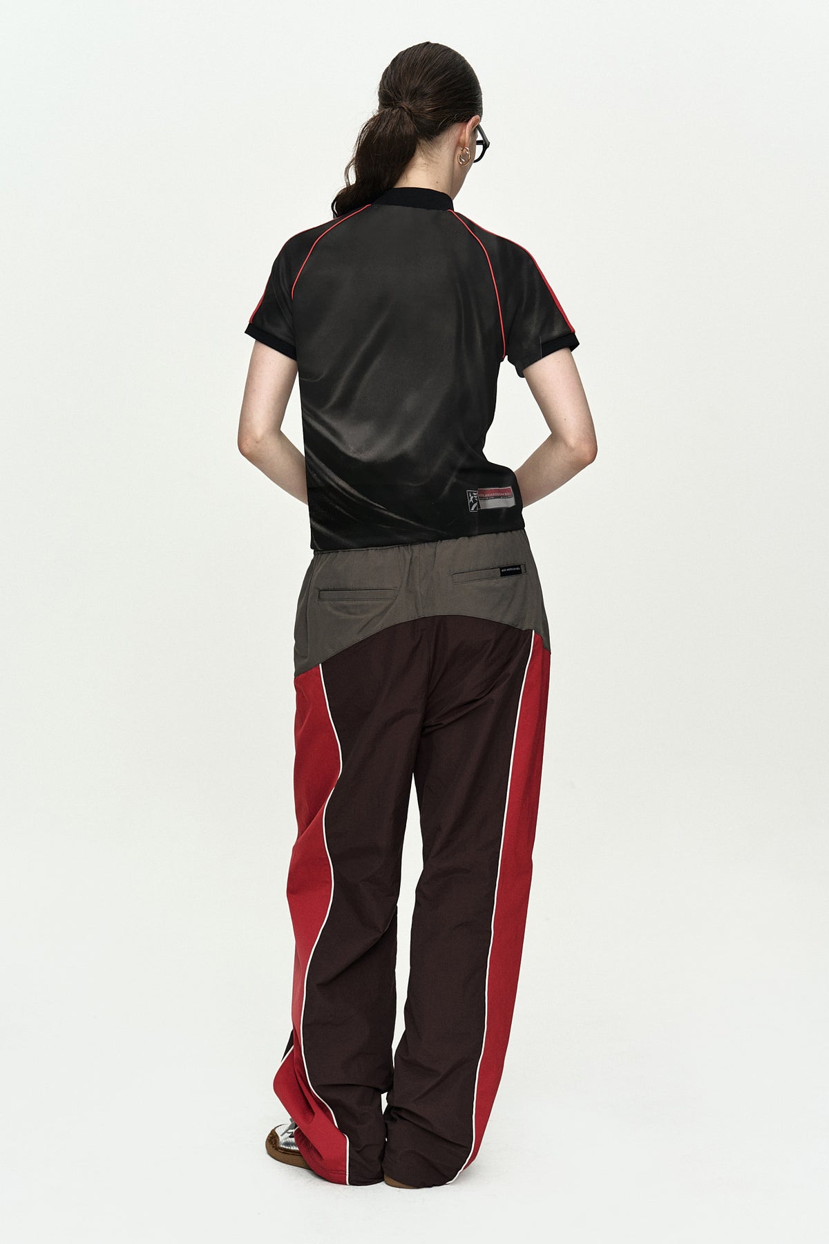 Andersson Bell Printed Racing Zip-UP Top