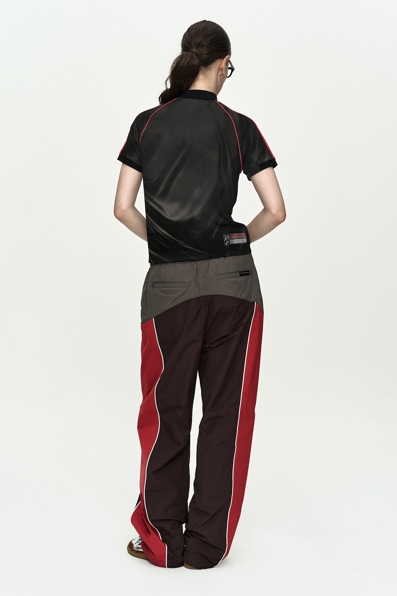 Andersson Bell Printed Racing Zip-UP Top