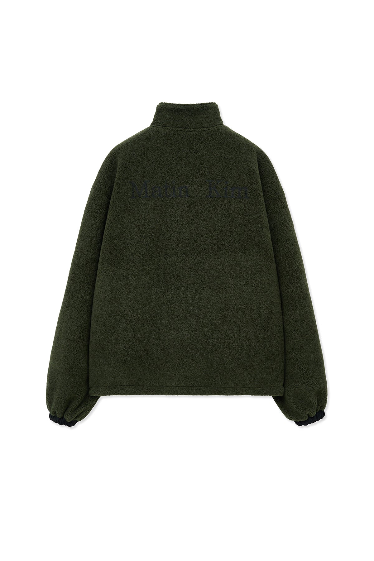Matinkim Reversible Sherpa Zip UP IN Khaki