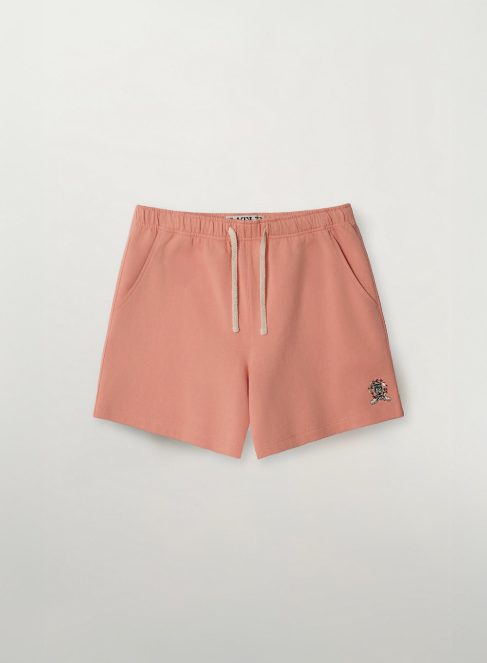 [SATUR] Crest Logo Easy Shorts - Pink