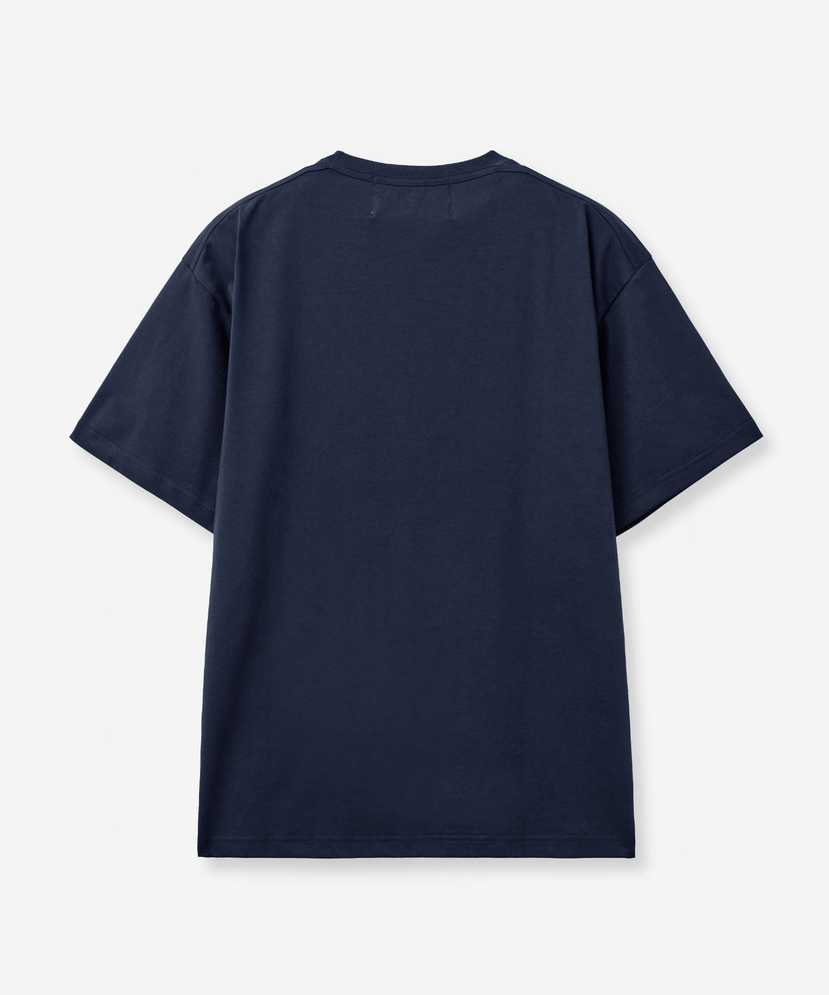 Satur Flower Pocket T-Shirt - Navy