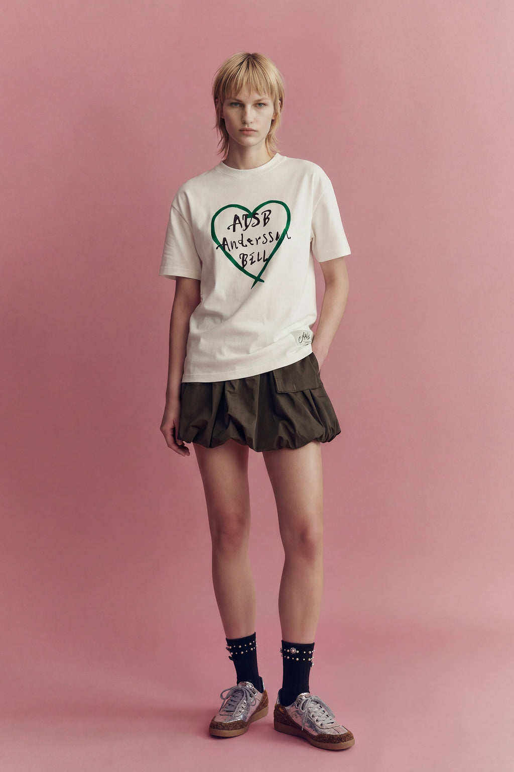 Andersson Bell Unisex Heart Kelly Logo T-Shirt