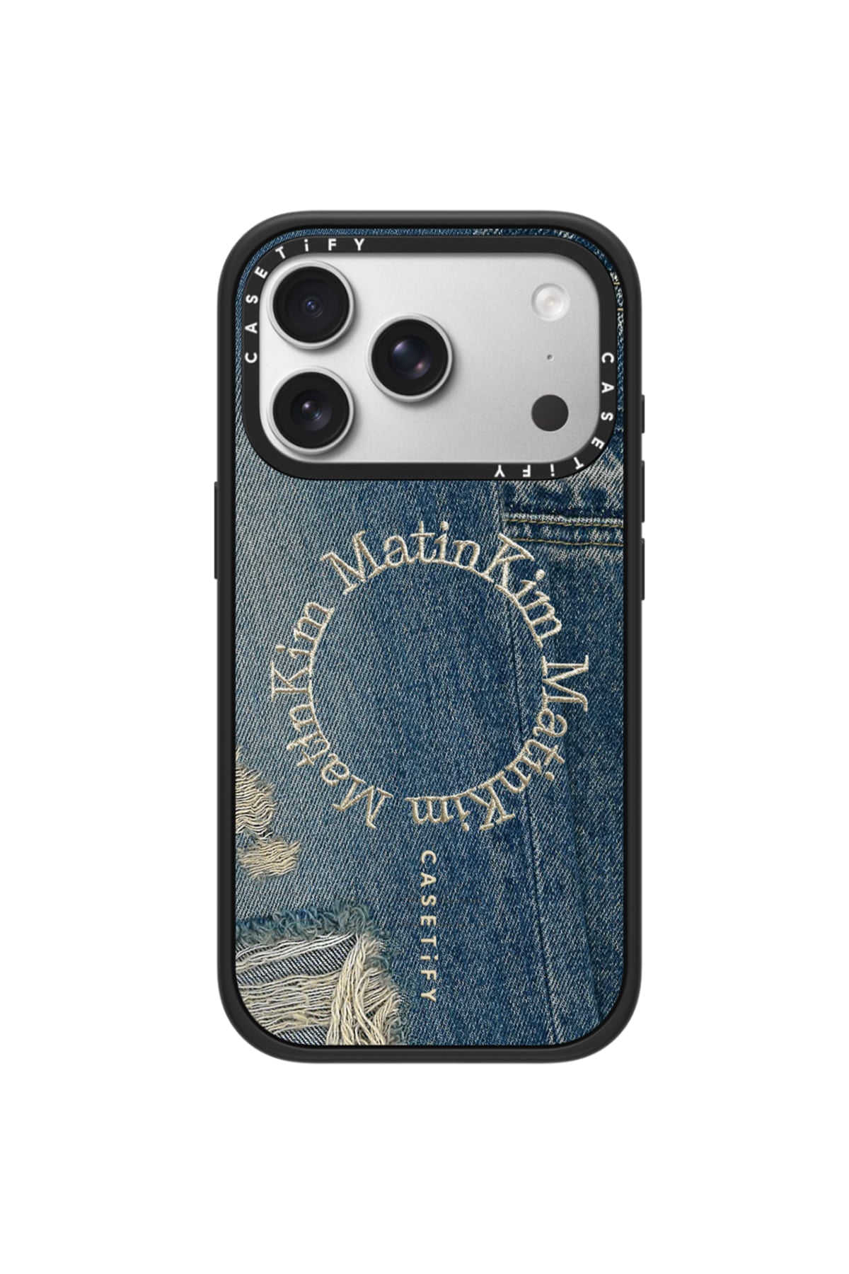 [matinkim] Matin Kim X Casetify Denim Circle Case IN Blue