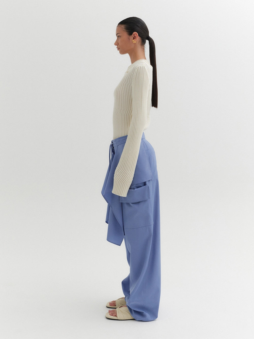 EENK Layered Pants - Sky Blue