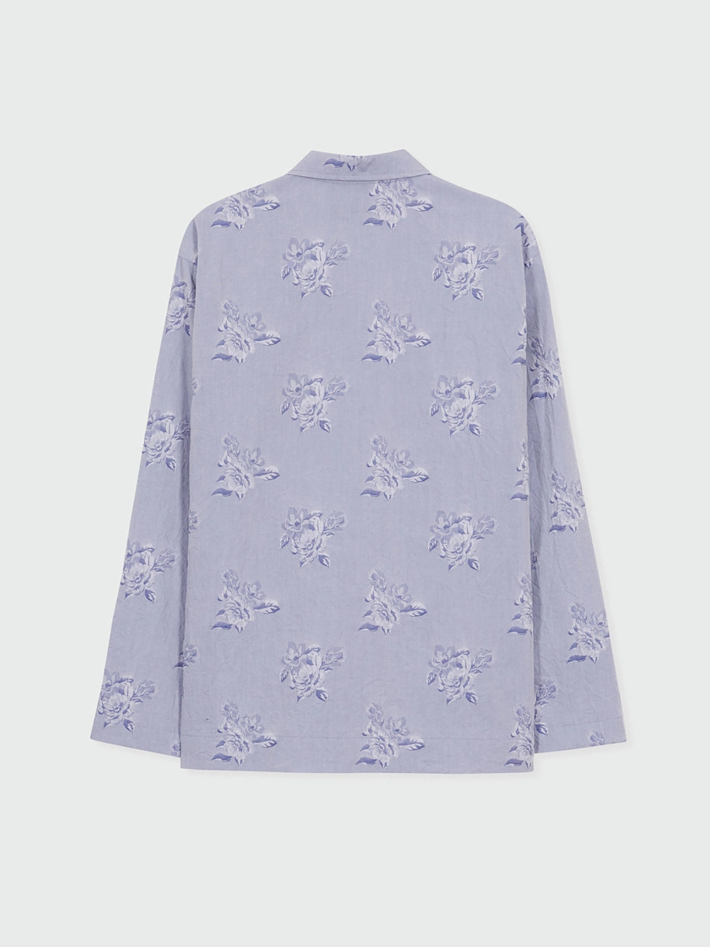EENK (Unisex) Floral Long Sleeve Shirt - Lavender