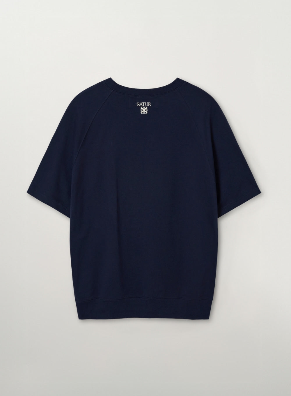 Satur Basic Half Sweatshirt - Navy