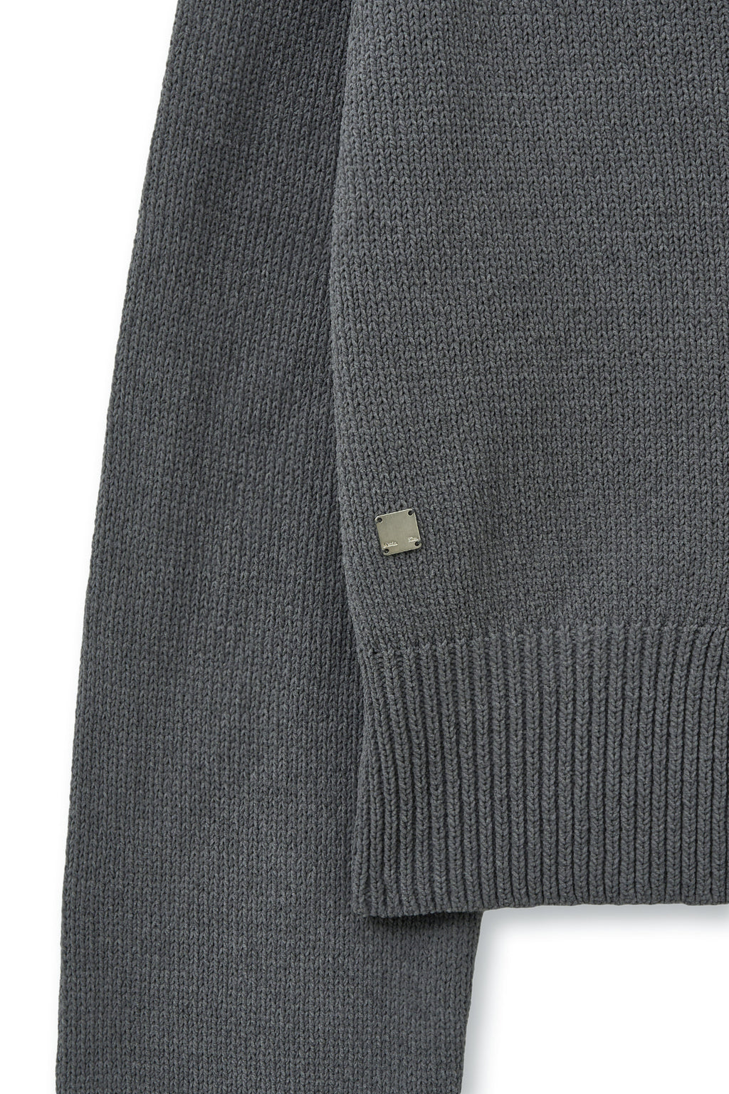 Matinkim Hook Point Two Way Cross Cardigan IN Grey