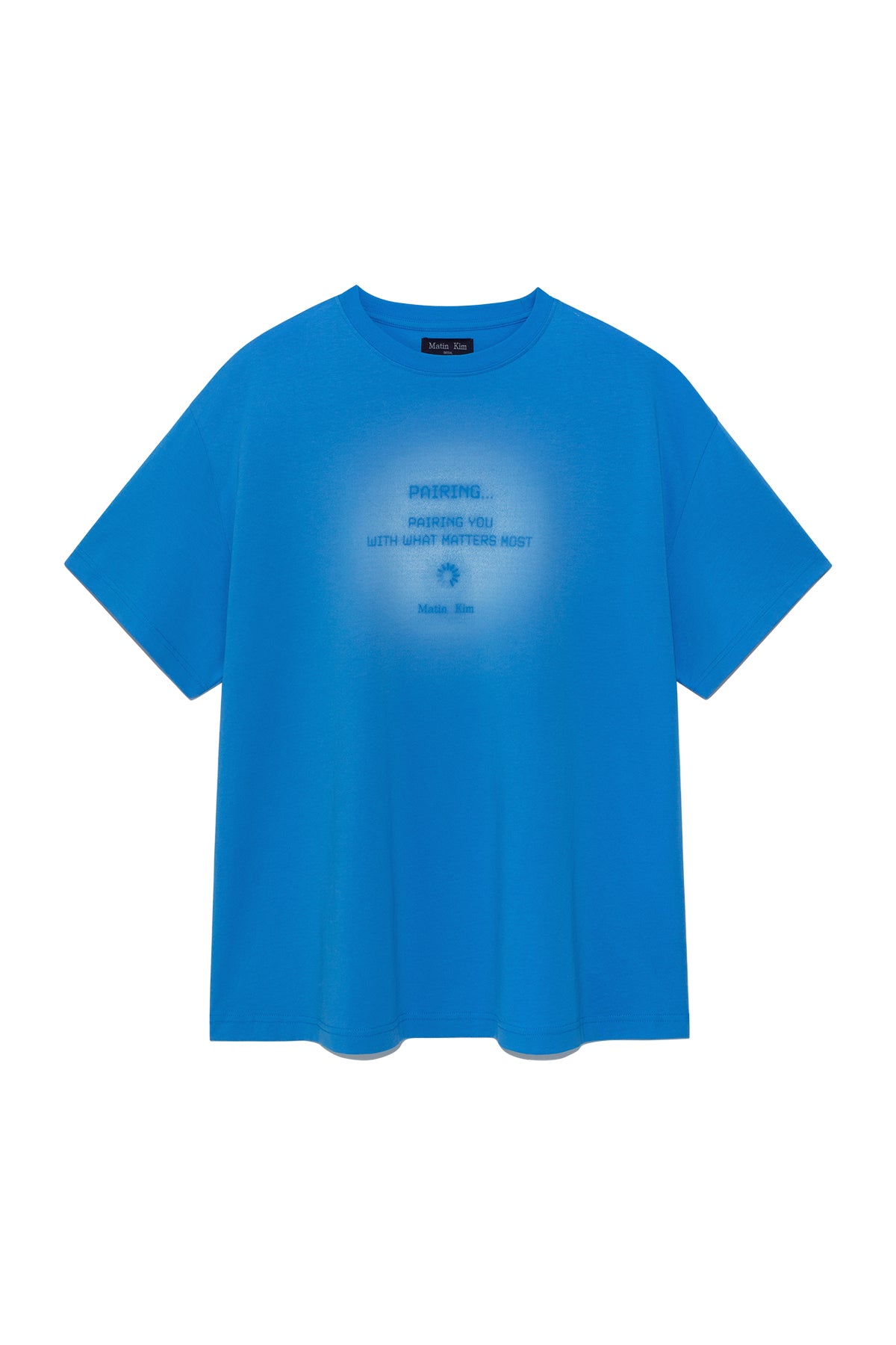 Matinkim Matin Kim Pairing Logo Printing Top For Men IN Blue