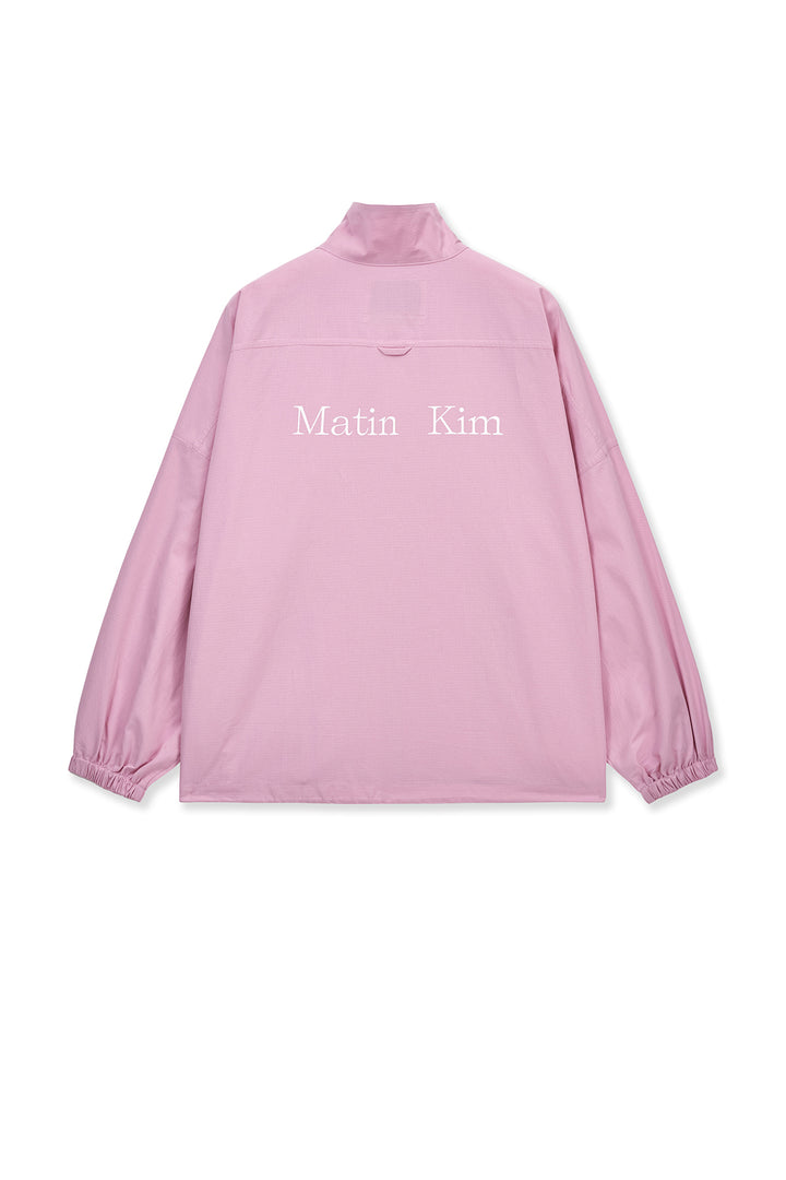 Matinkim Back Logo High Neck Jumper IN Pink