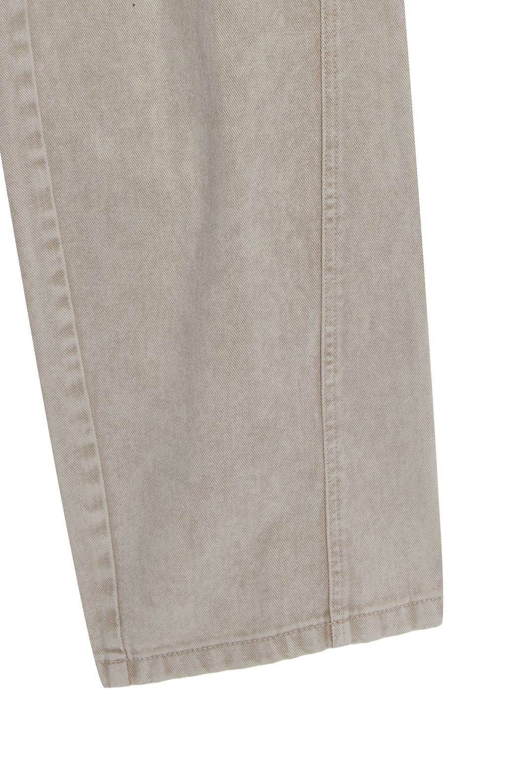 [matinkim] SIDE POINT COLOR DENIM PANTS FOR MEN IN BEIGE