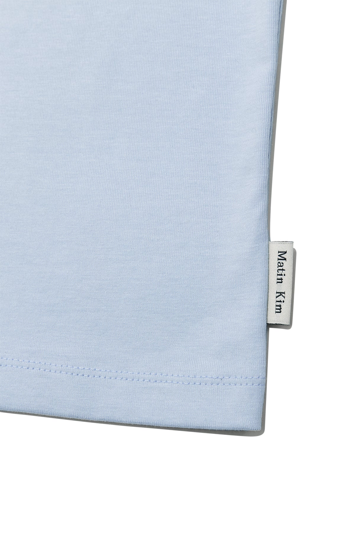 [matinkim] COLOR NAME PRINTING TOP IN LIGHT BLUE